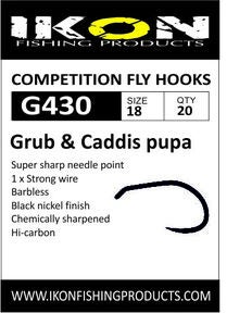 IKON G430 Barbless larvakoukku