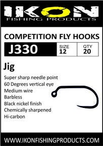 IKON J330 Barbless jigiperhokoukku